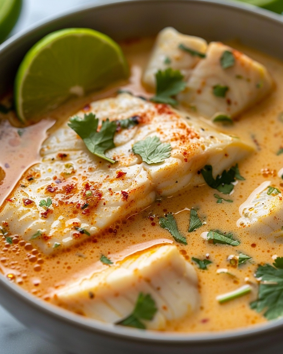 Coconut Lime Fish Soup Recipe
