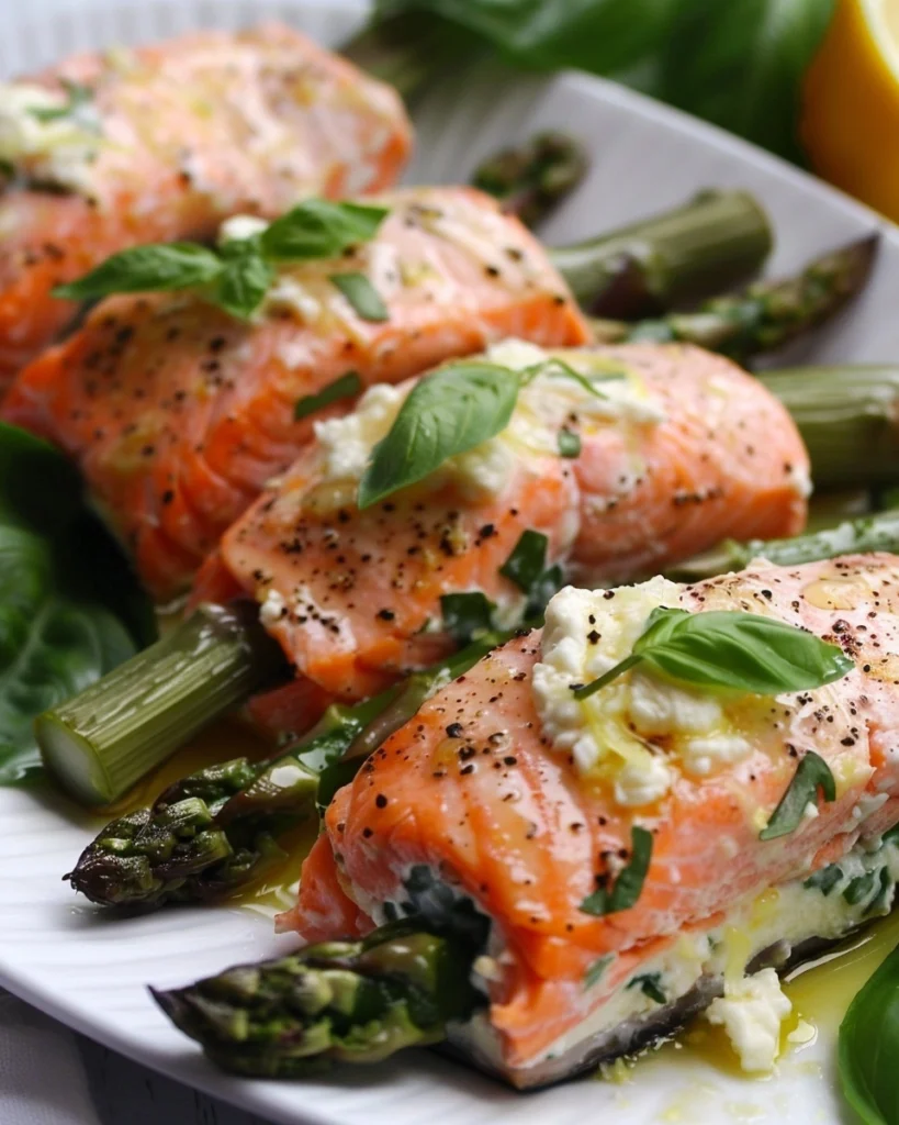 Lemon Basil Salmon Rolls Recipe