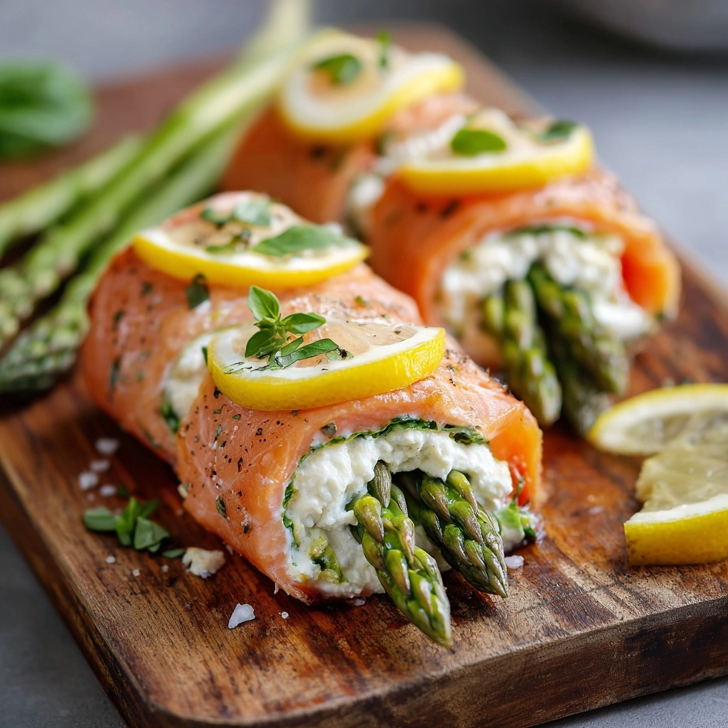 Lemon Basil Salmon Rolls Recipe - Recipe Image