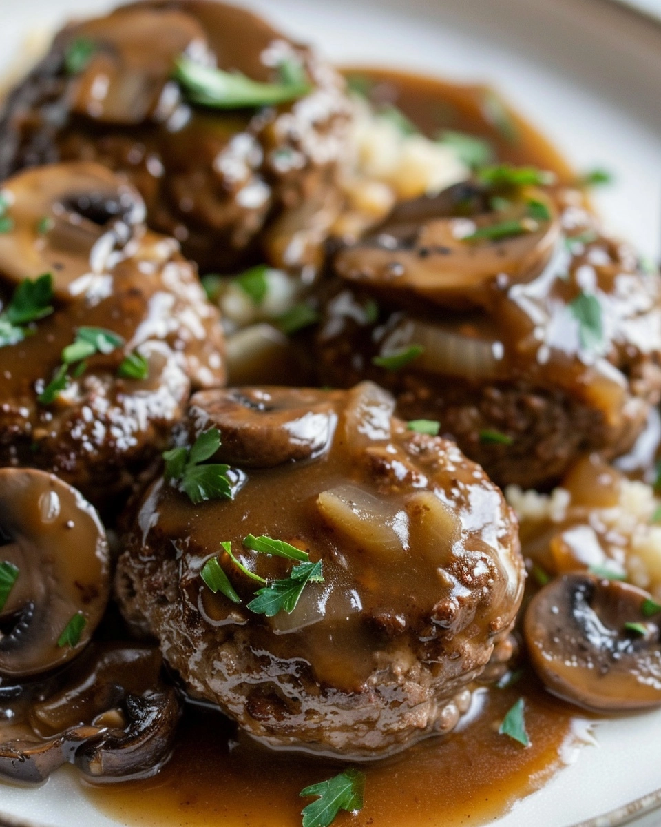Slow Cooker Salisbury Steak Recipe - Recipe Image