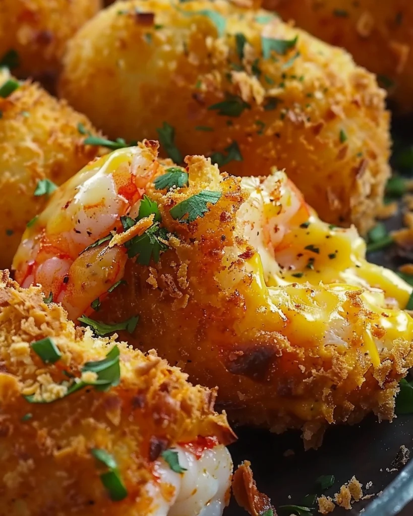 Shrimp Crab Nacho Corn Dogs Recipe