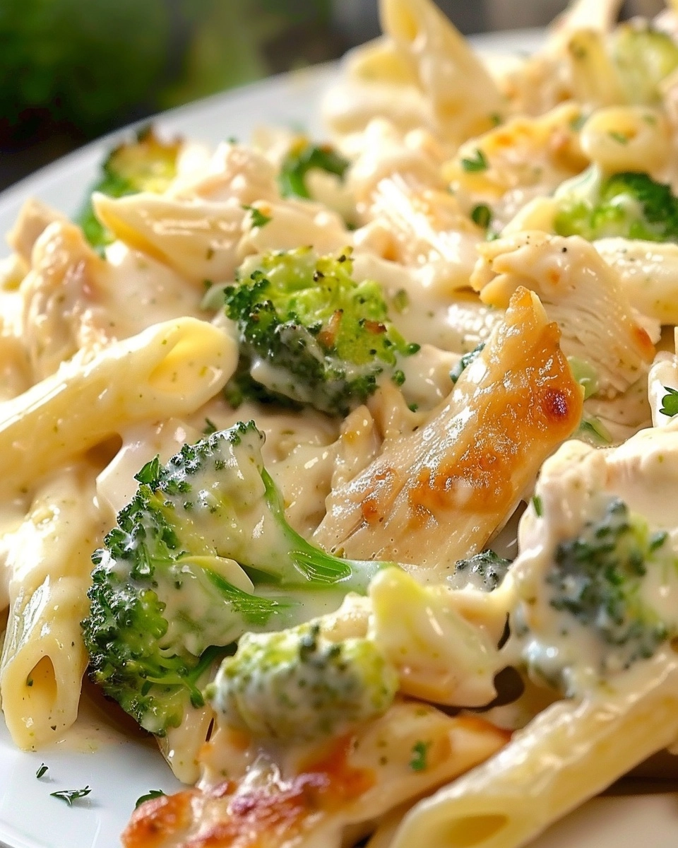 Chicken and Broccoli Alfredo Bake Recipe - Recipe Image