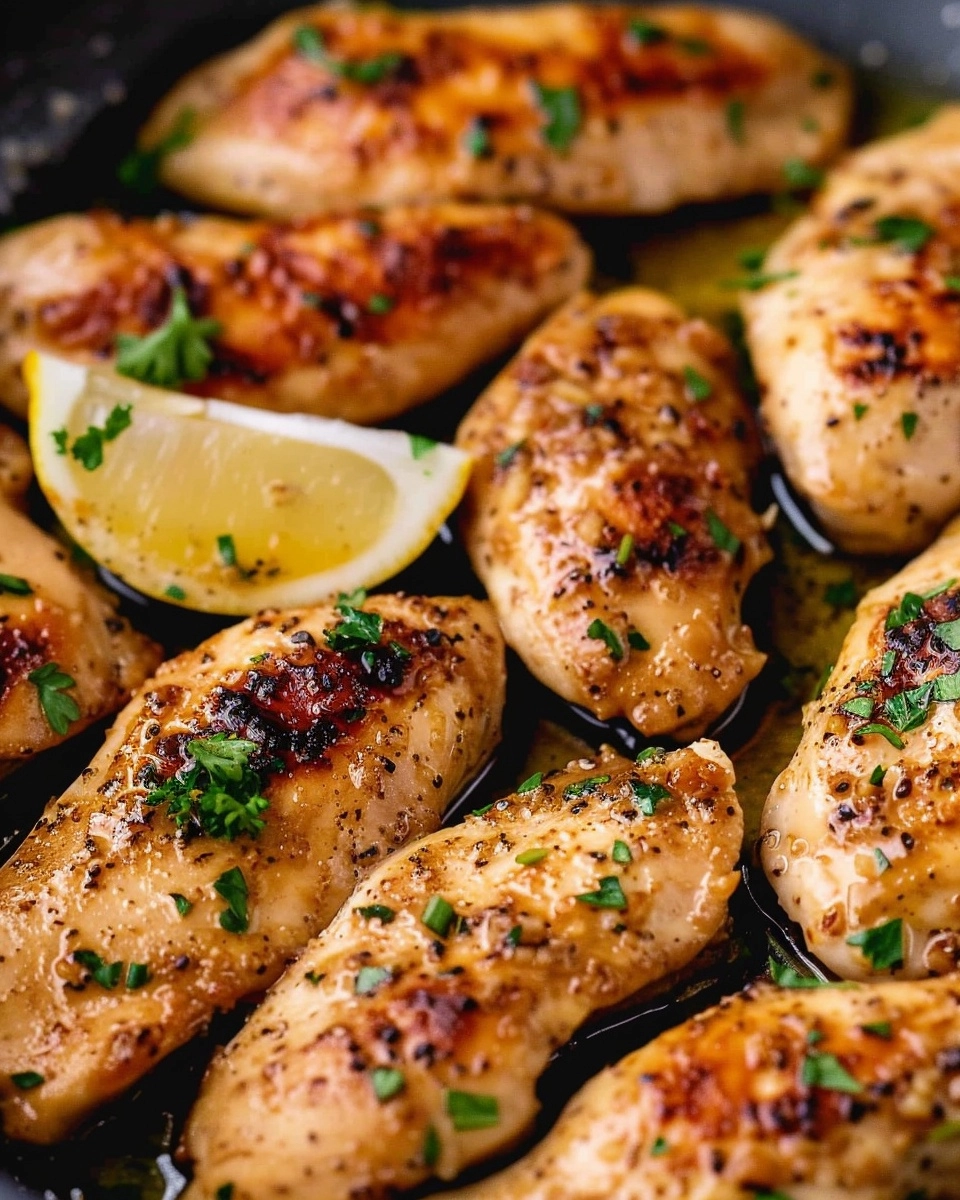 Garlic Butter Chicken Tenders Recipe - Recipe Image