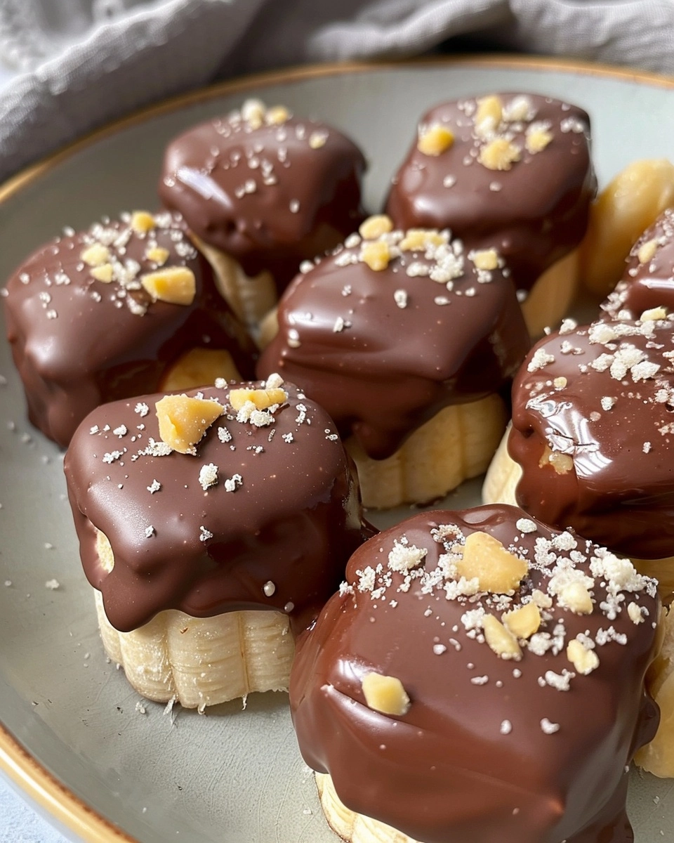 Chocolate Peanut Butter Banana Bites Recipe - Recipe Image