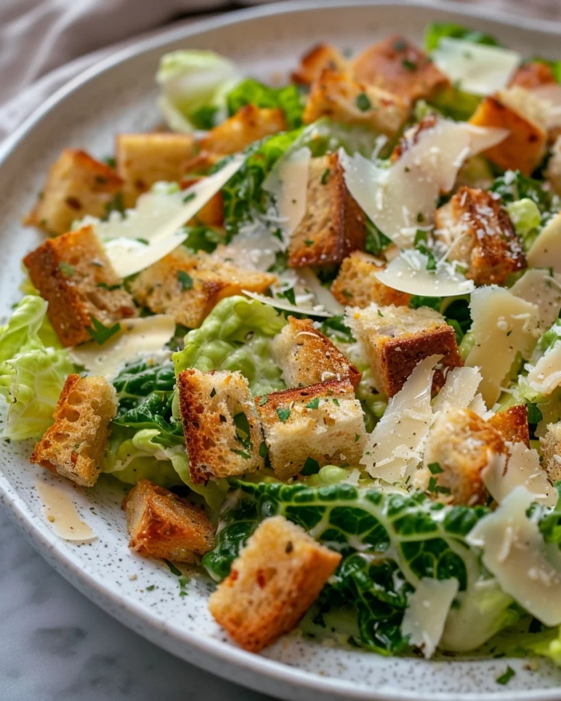 Easy Homemade Caesar Salad Recipe