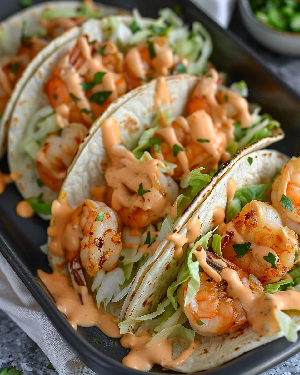 Bang Bang Shrimp Tacos Recipe - Recipe Image