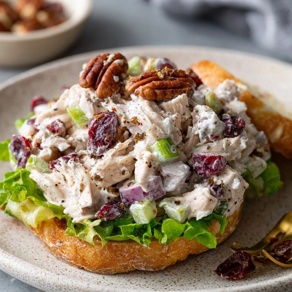 Cranberry Pecan Chicken Salad Recipe - Recipe Image