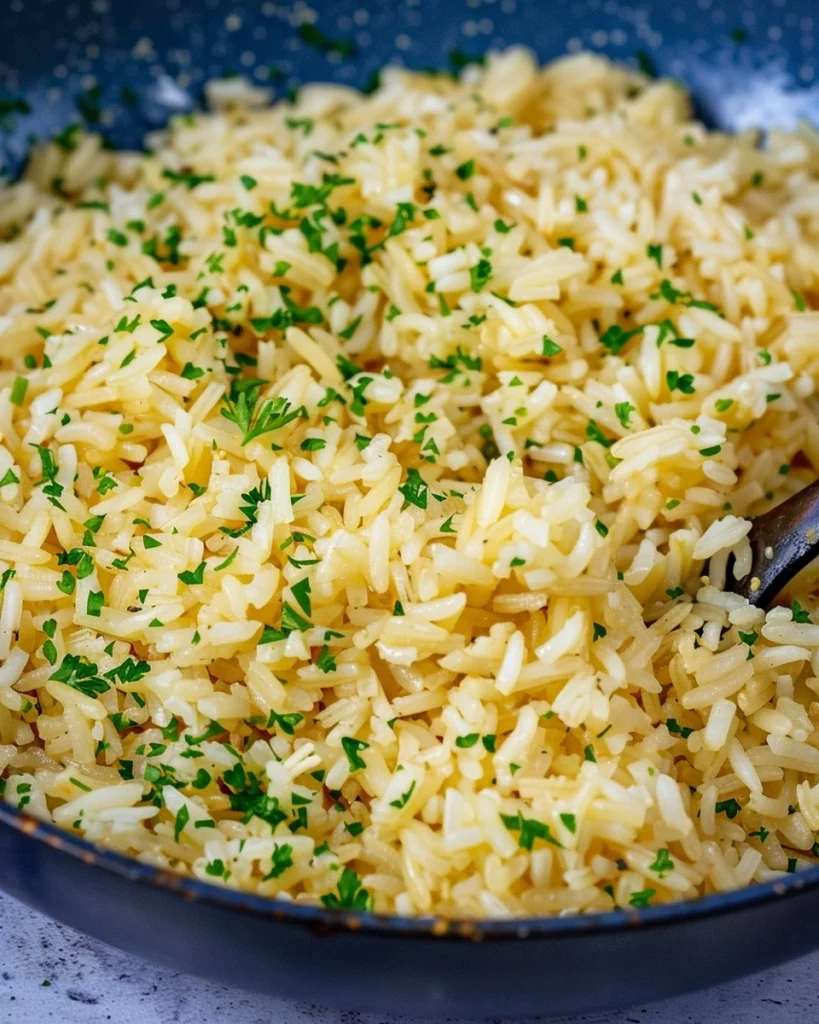 Savory Garlic Butter Rice Recipe