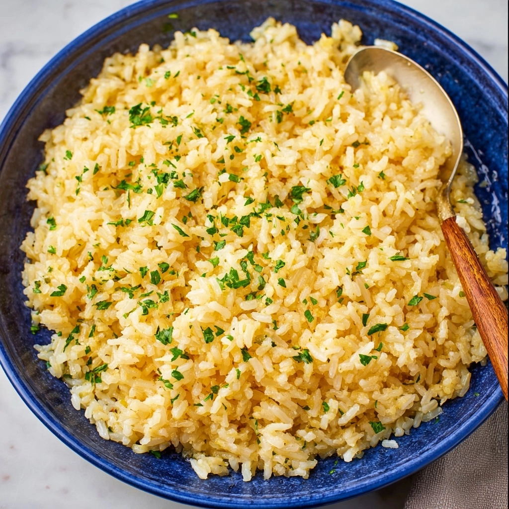 Savory Garlic Butter Rice Recipe - Recipe Image