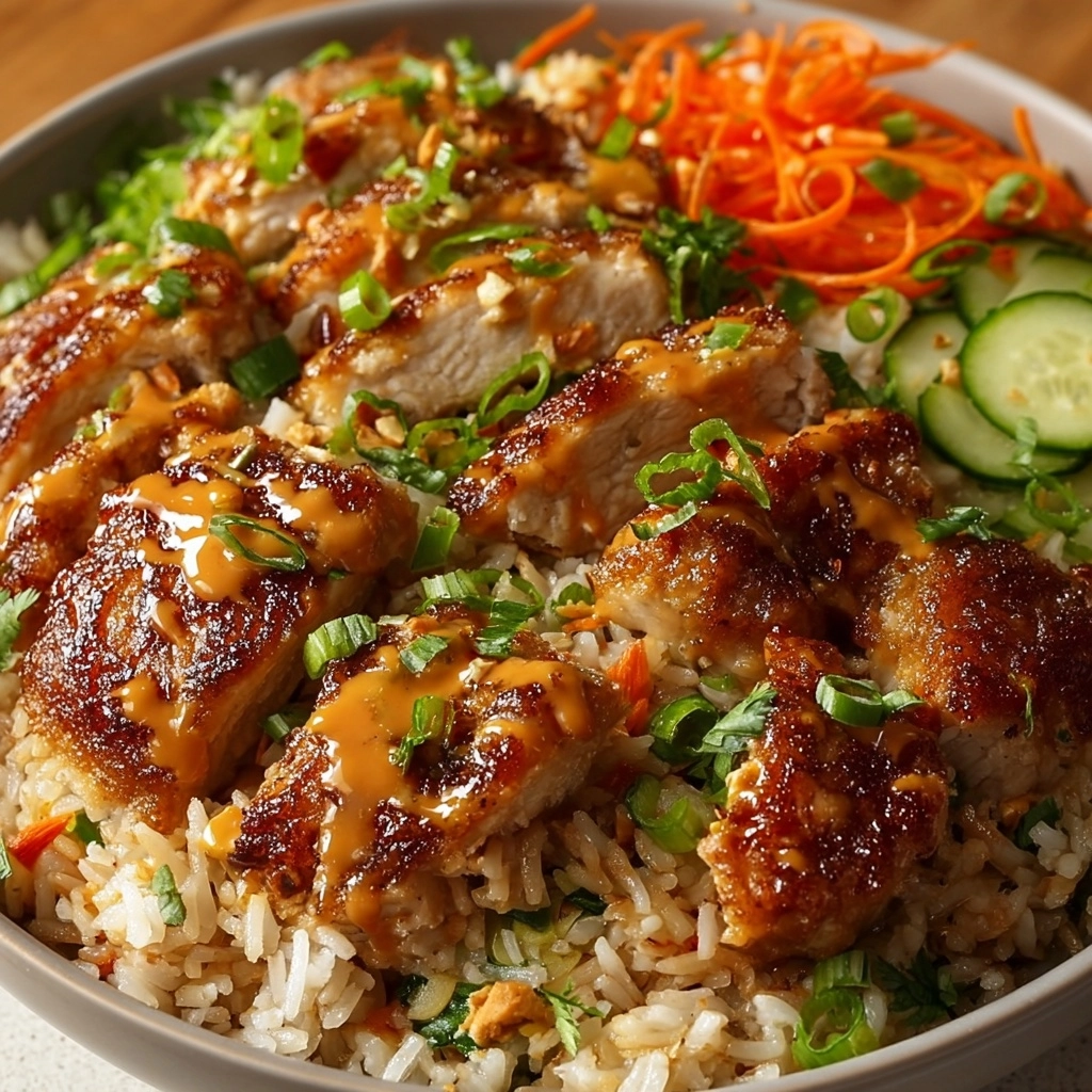 Bang Bang Chicken Rice Bowl Recipe