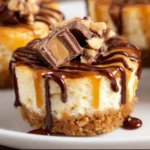 Mini Snickers Cheesecake Cups Recipe
