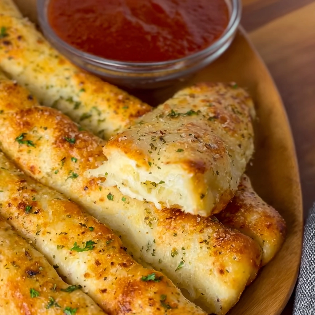 Cheesy Garlic Breadsticks Recipe