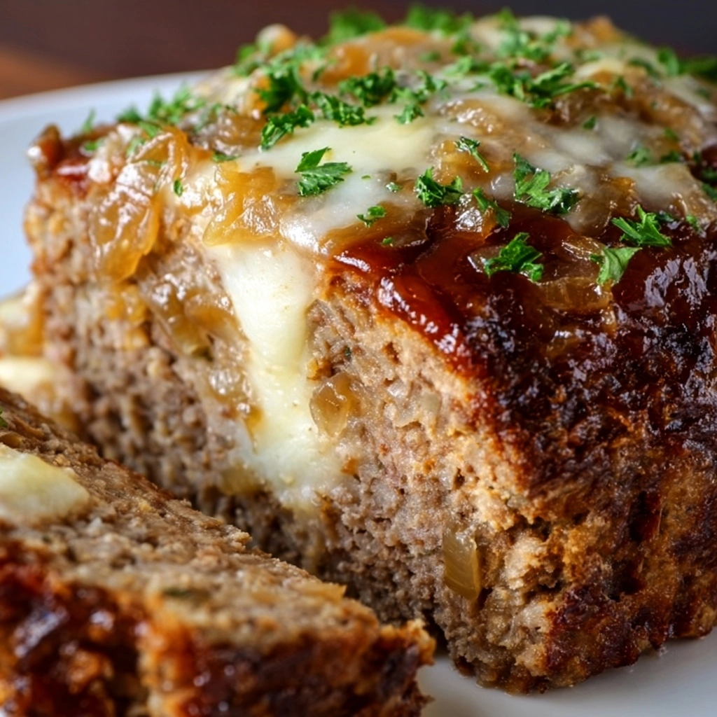 Crockpot French Onion Beefloaf Recipe