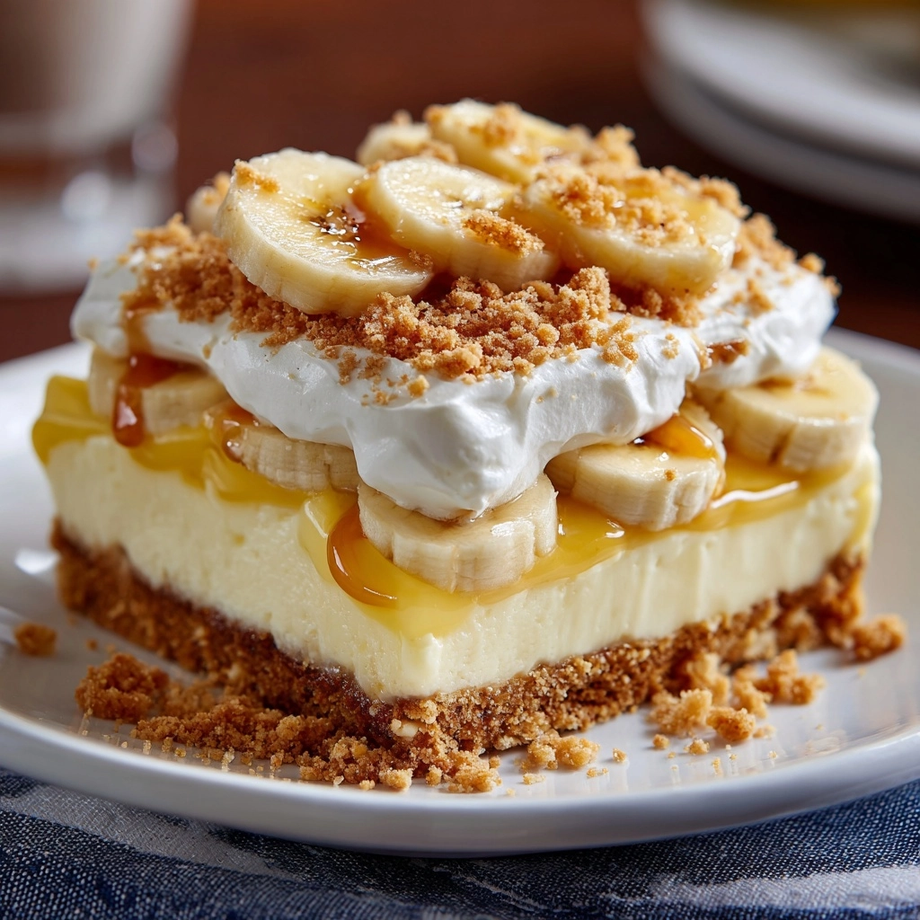 Banana Cheesecake Delight Recipe - Recipe Image
