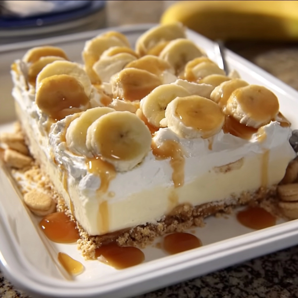 Banana Cheesecake Delight Recipe - Recipe Image