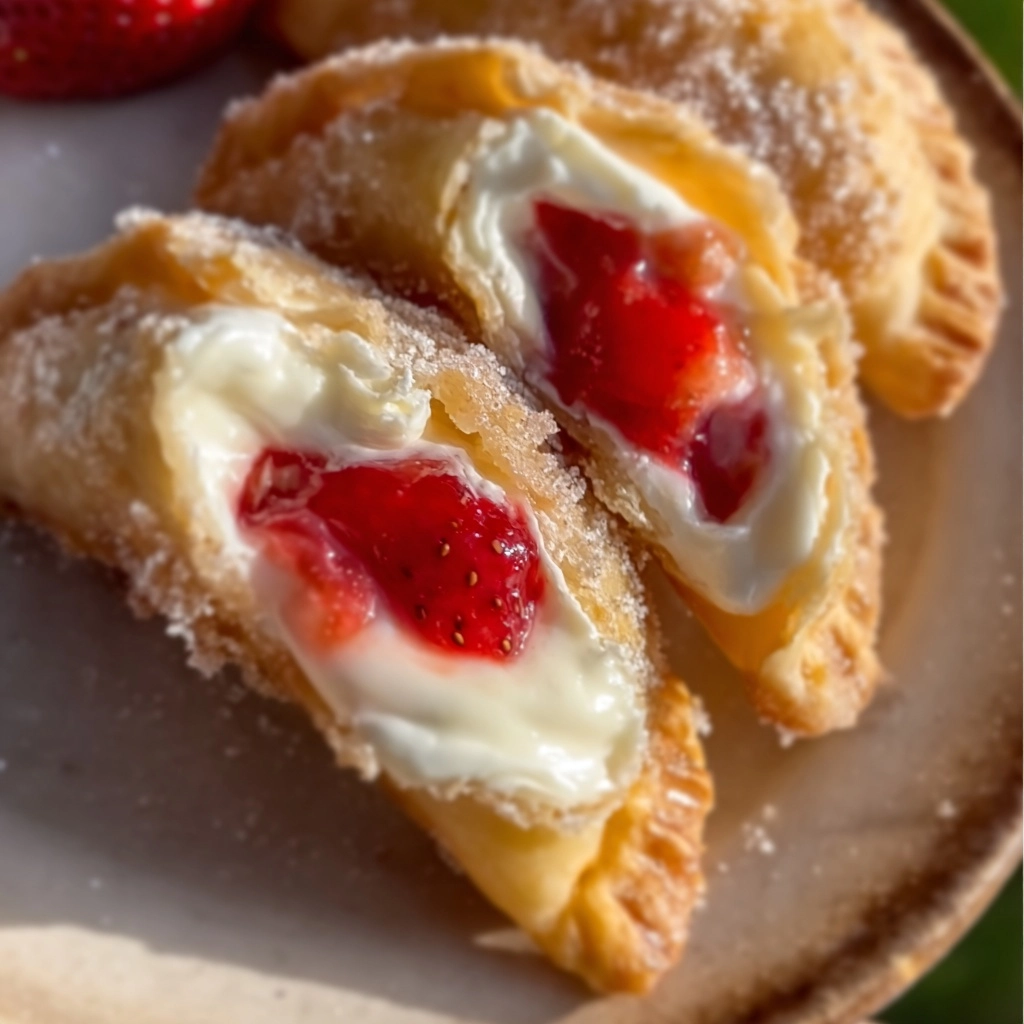 Strawberry Cheesecake Empanadas Recipe