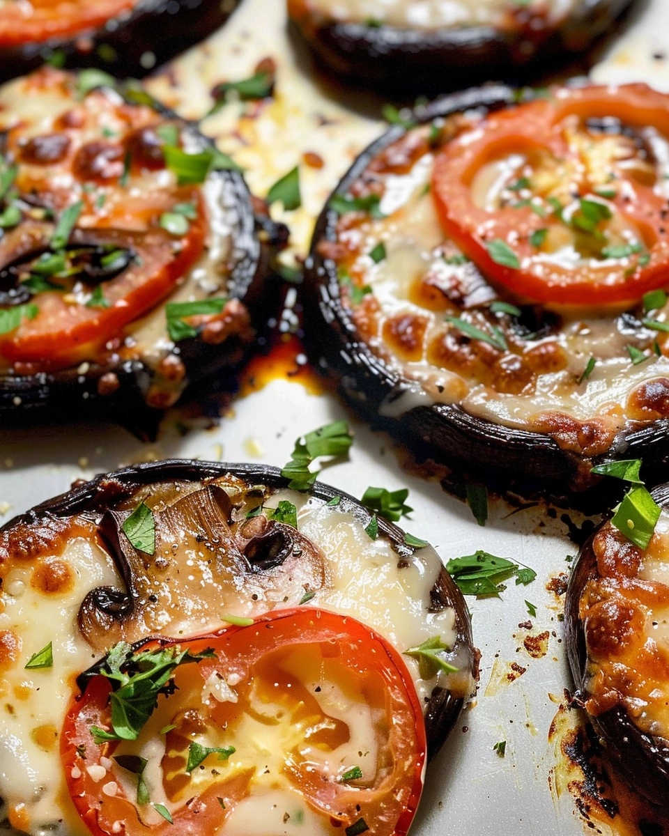 Portobello Mushroom Pizzas Recipe