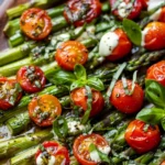 Caprese Roasted Asparagus Recipe