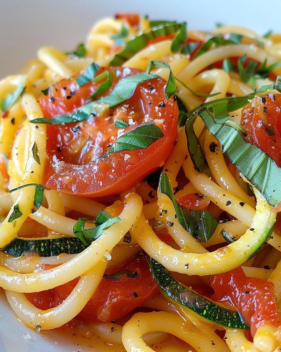 Tomato Zucchini Pasta Recipe