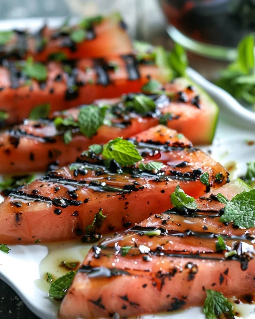 Grilled Watermelon with Balsamic Glaze Recipe