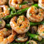 Stir-Fried Shrimp, Asparagus, and Mushrooms Recipe