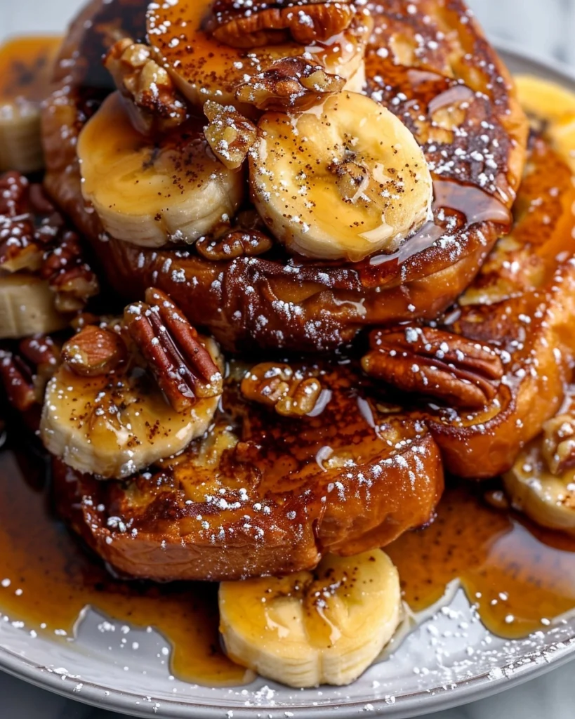 Bananas Foster Brioche French Toast Recipe