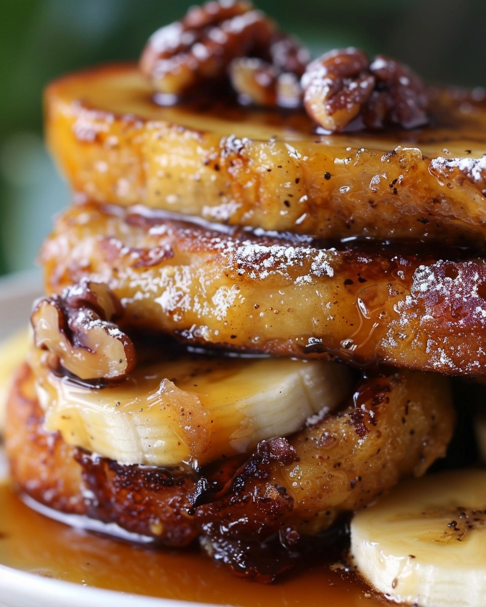 Bananas Foster Brioche French Toast Recipe - Recipe Image