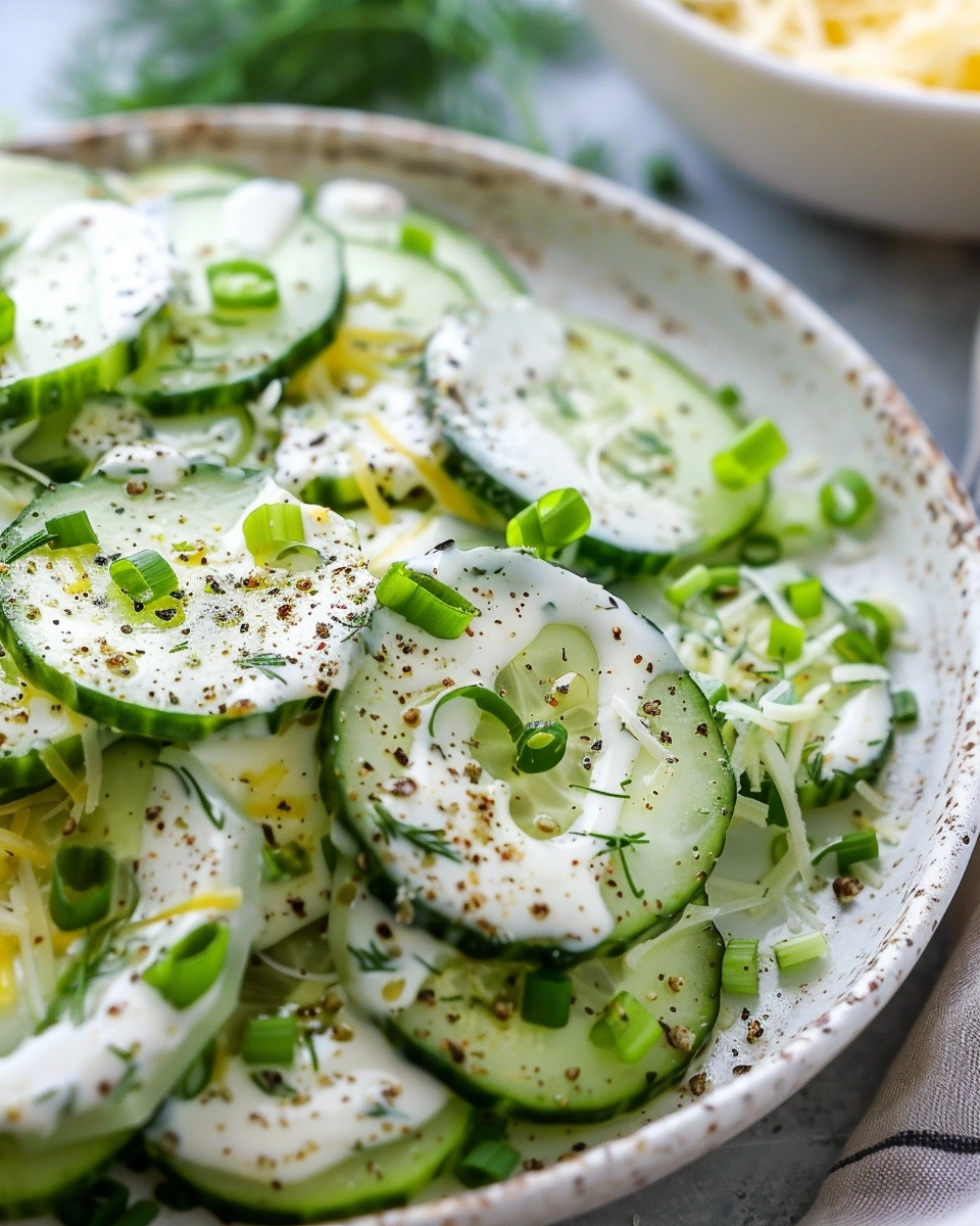 Chilled Cucumber Ranch Crack Salad Recipe - Recipe Image