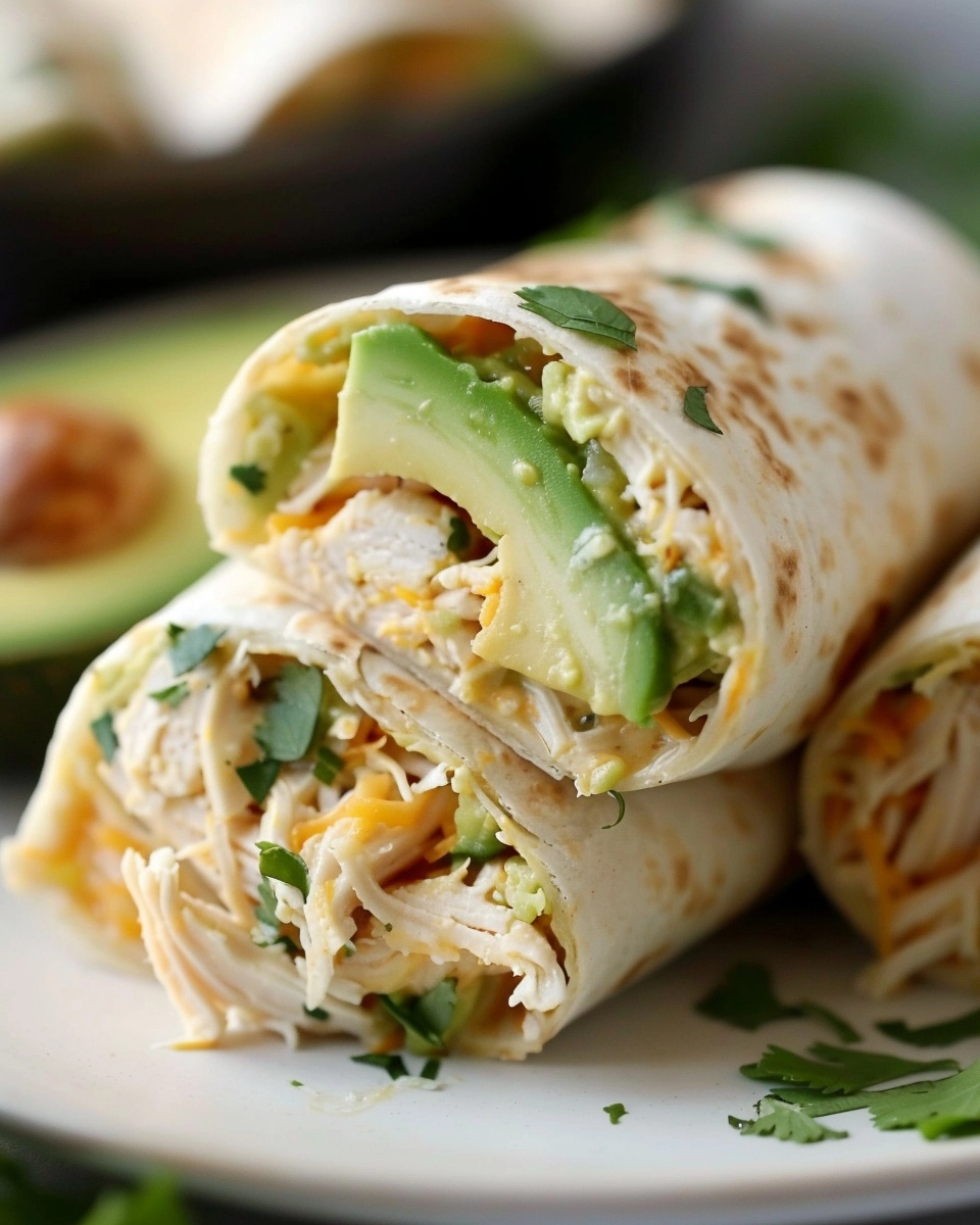 Chicken Avocado Ranch Burritos Recipe