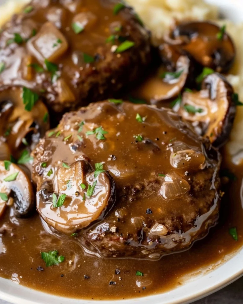 Slow Cooker Salisbury Steak Recipe