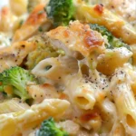 Chicken and Broccoli Alfredo Bake Recipe