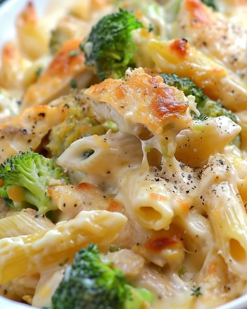 Chicken and Broccoli Alfredo Bake Recipe
