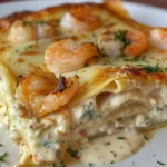 Seafood Lasagna with Shrimp and Crab Recipe