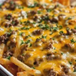 Cheeseburger French Fry Casserole Recipe