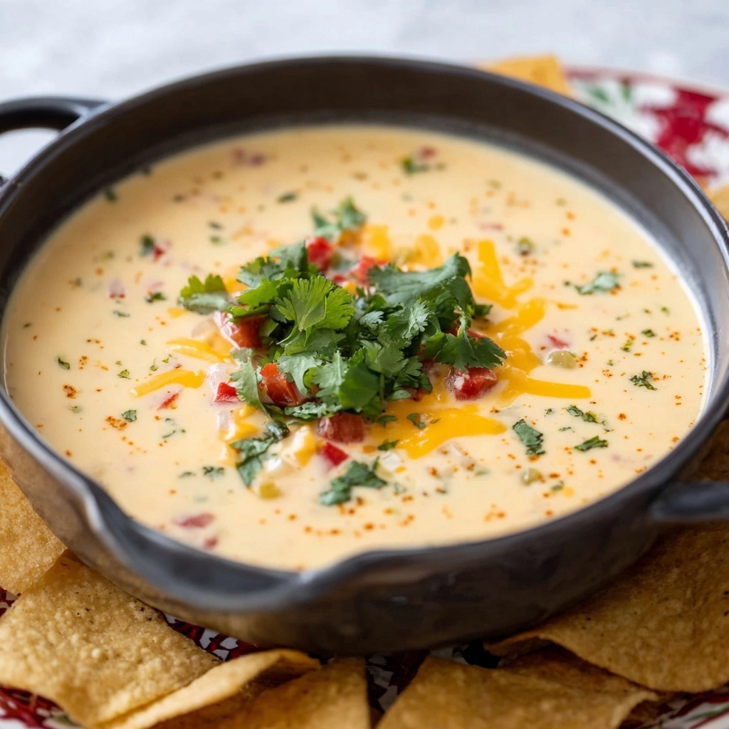 Creamy Homemade Queso Dip Recipe - Recipe Image