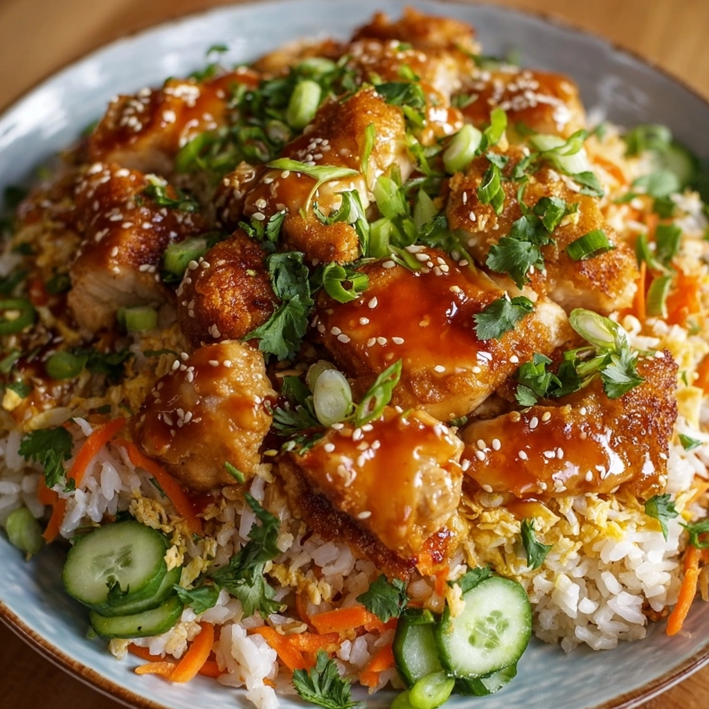 Bang Bang Chicken Rice Bowl Recipe - Recipe Image