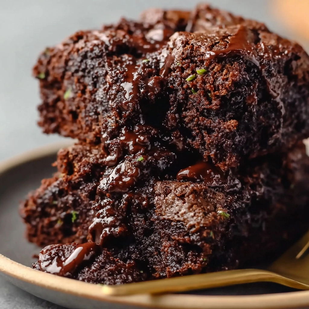 Almond Flour Zucchini Brownies Recipe - Recipe Image