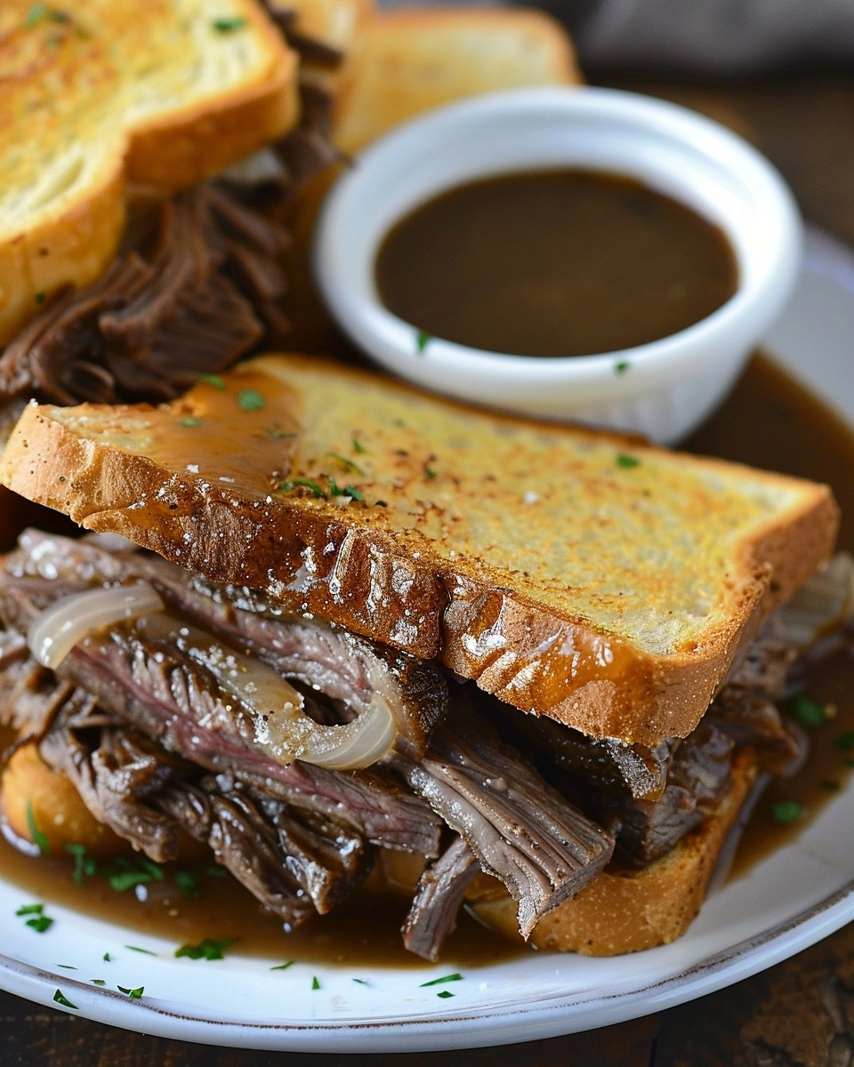 Texas Toast French Dips Recipe - Recipe Image