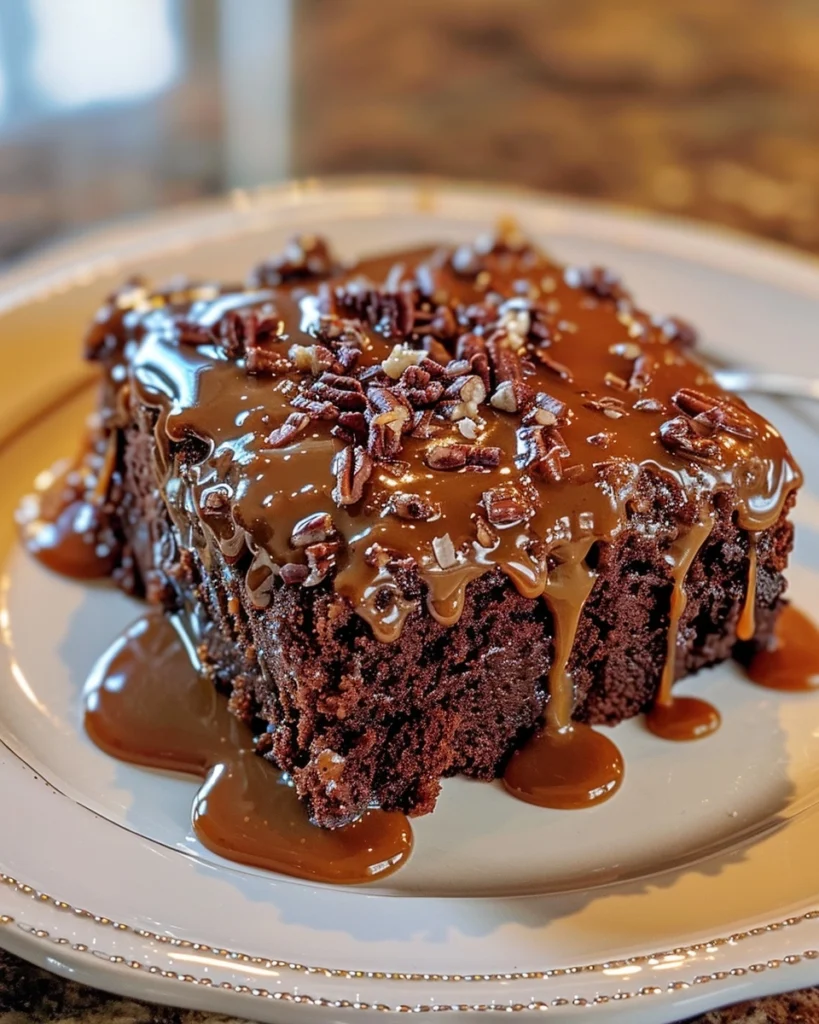 German Chocolate Poke Cake Recipe