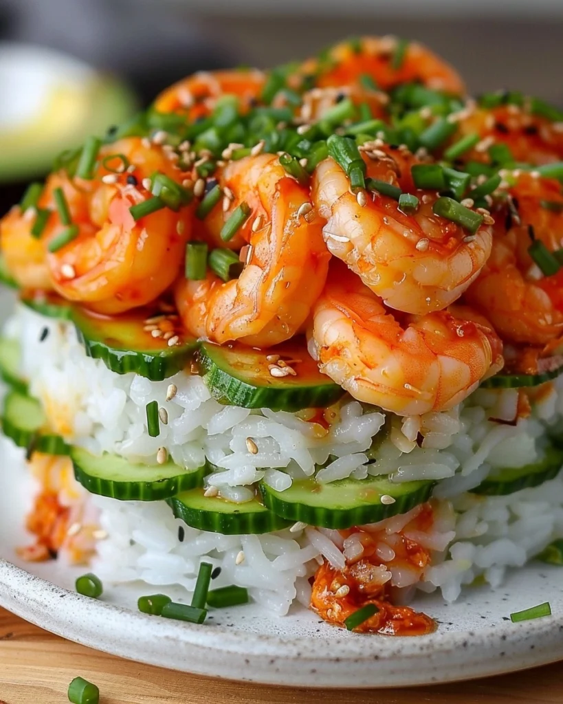Spicy California Shrimp Stack Recipe