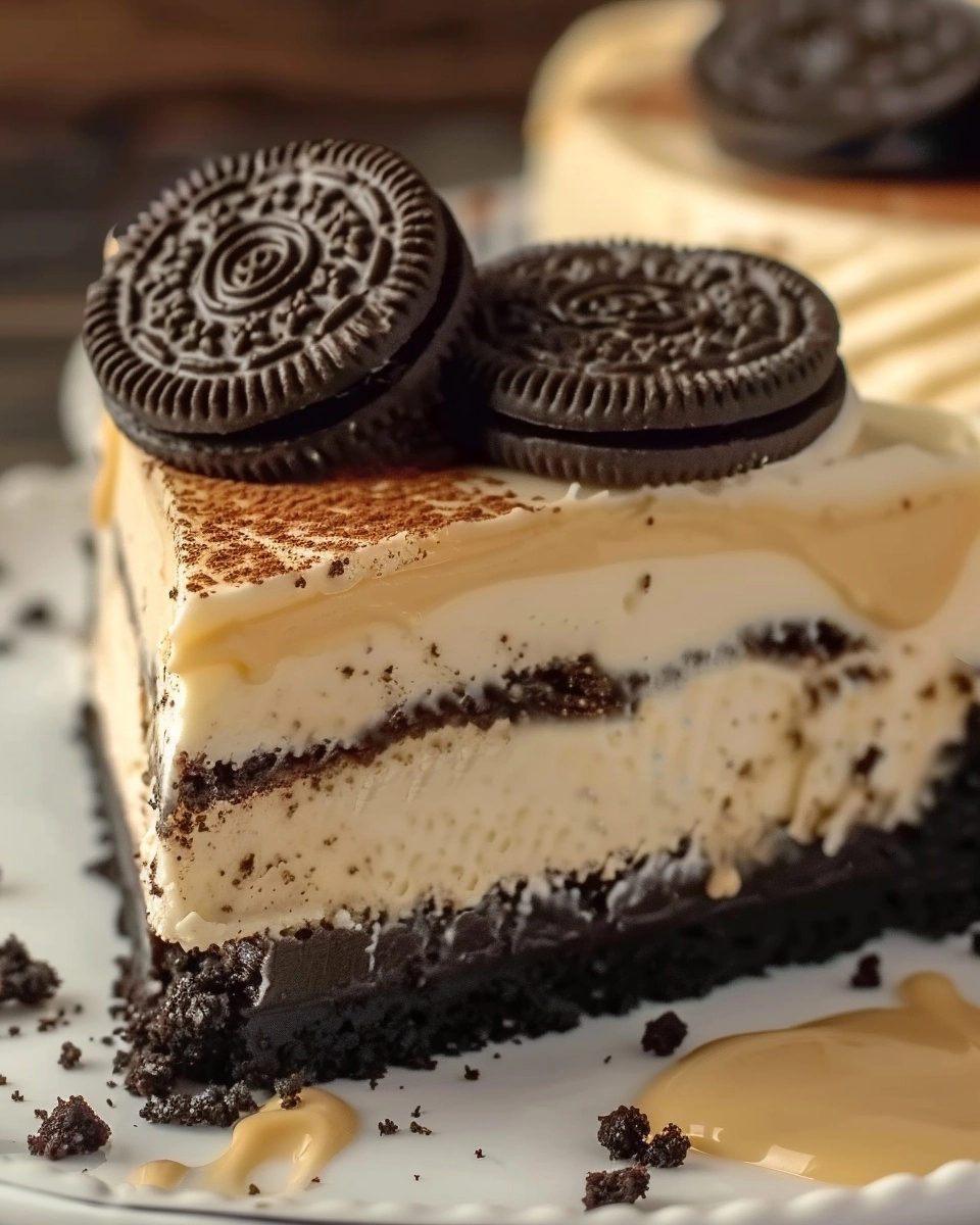 White Chocolate Oreo Cheesecake Recipe - Recipe Image