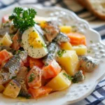 Tinned Fish Salad with Potatoes and Sardines Recipe