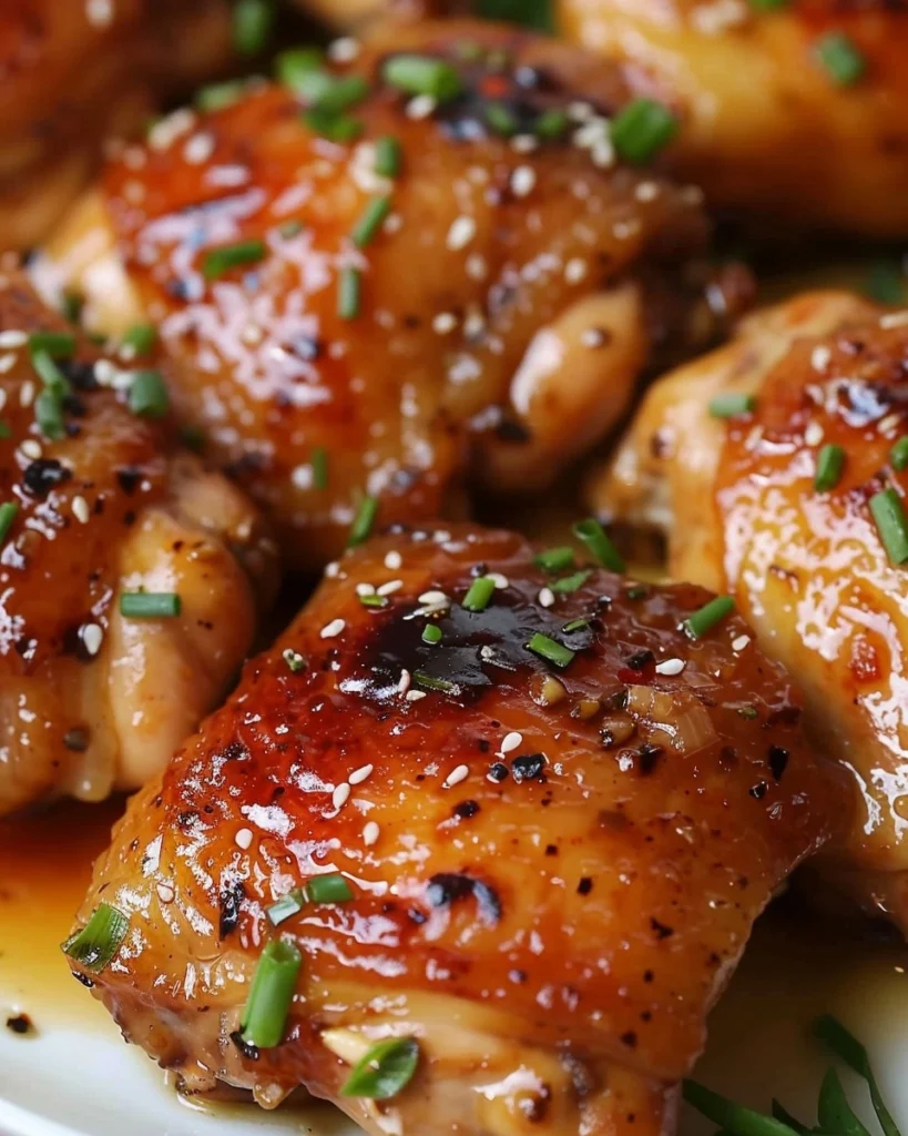Honey Garlic Chicken Thighs Recipe