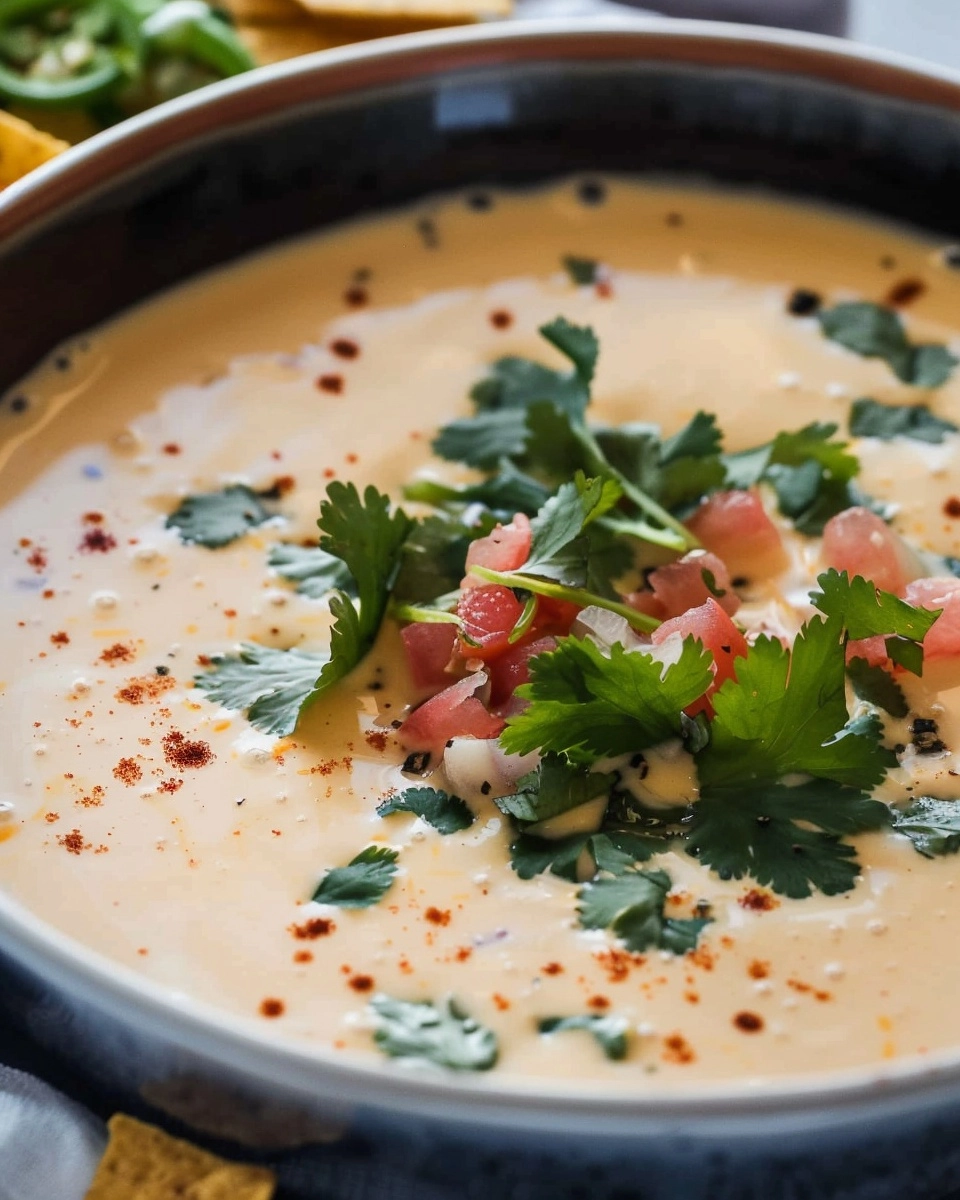 Creamy Homemade Queso Dip Recipe - Recipe Image