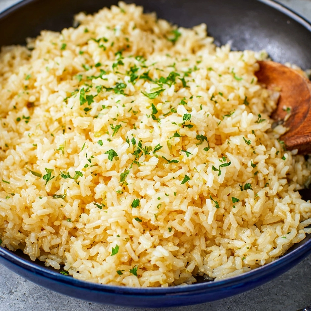 Savory Garlic Butter Rice Recipe - Recipe Image