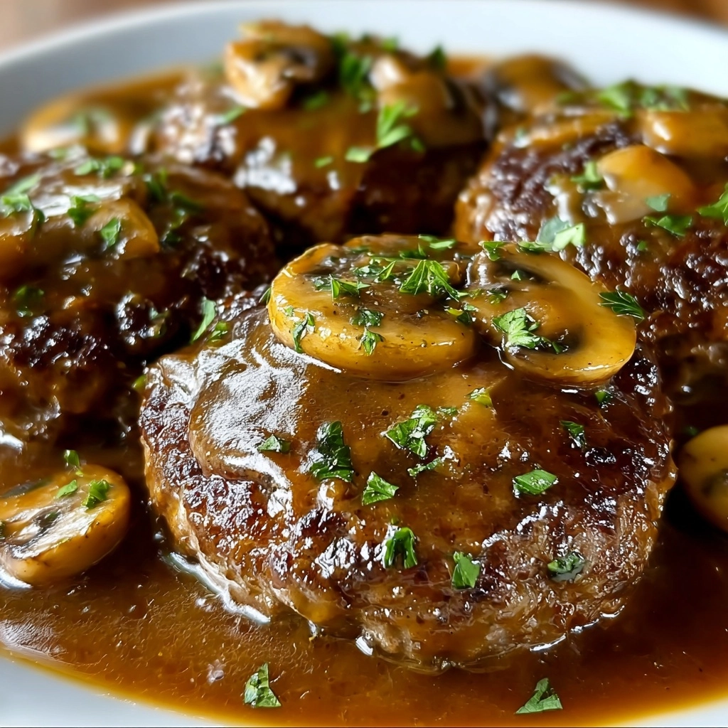 Bobby Flay Salisbury Steak Recipe - Recipe Image