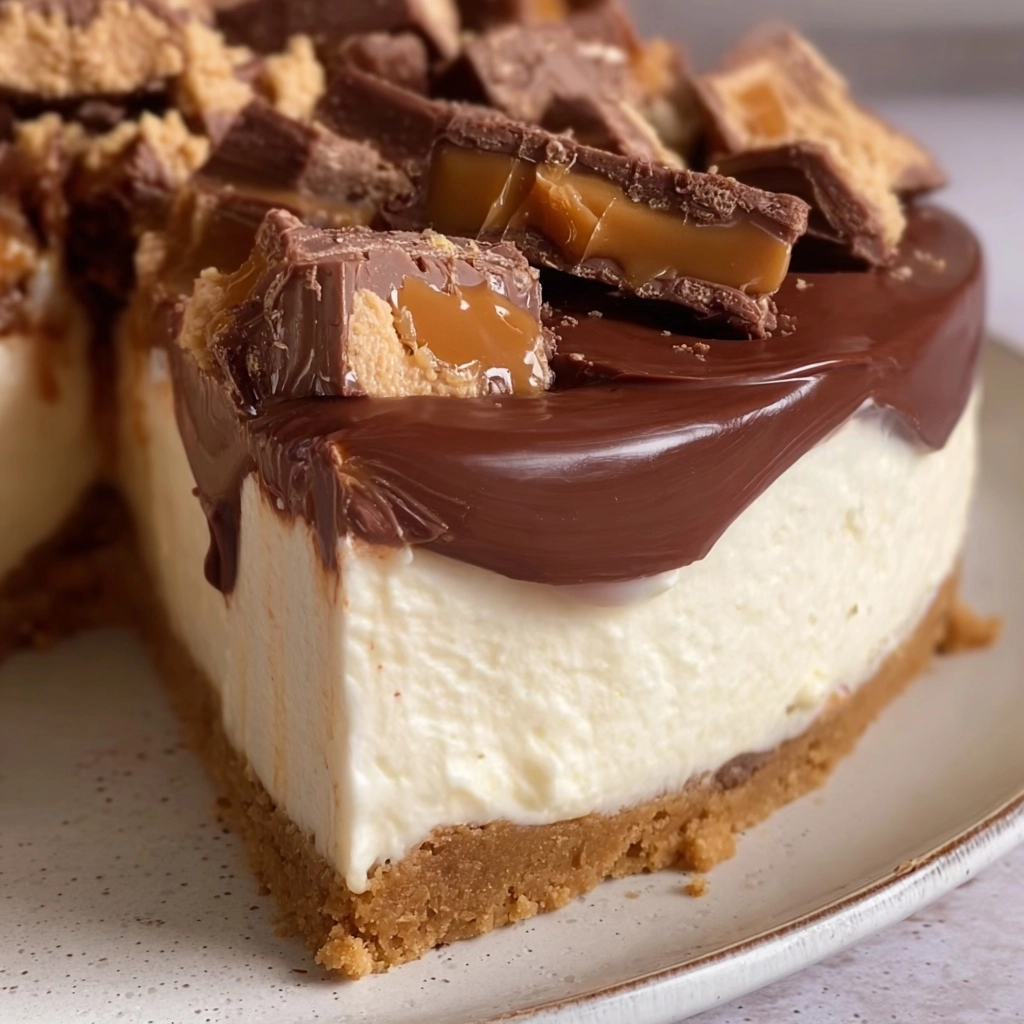 No-Bake Twix Cheesecake Recipe