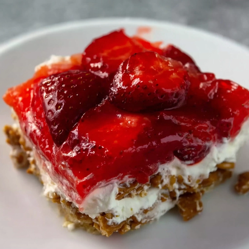 Strawberry Pretzel Salad Recipe
