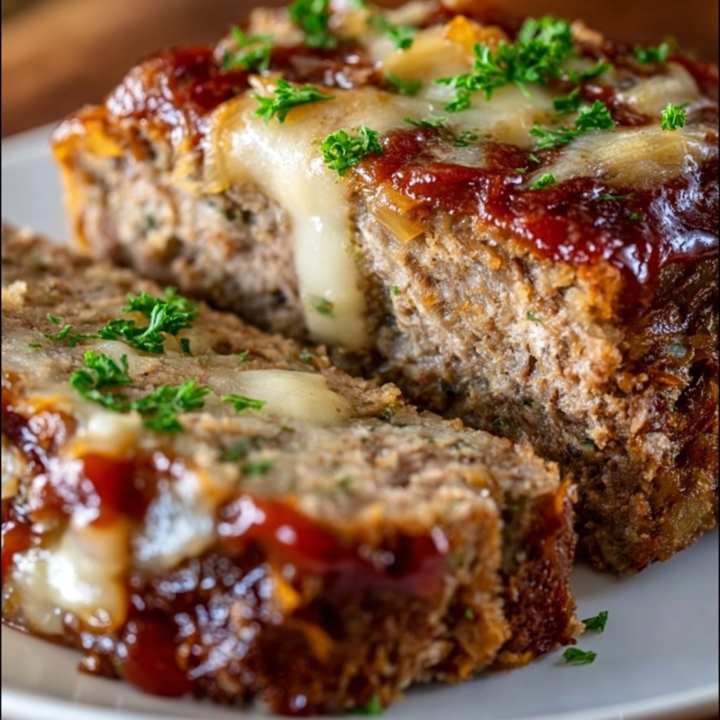 Crockpot French Onion Beefloaf Recipe - Recipe Image