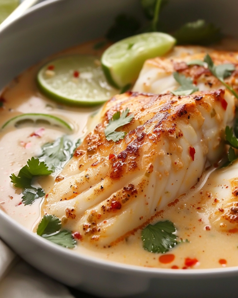 Coconut Lime Fish Soup Recipe - Recipe Image